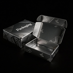 Cajas Impresas Personalizadas, Cajas <span class=keywords><strong>de</strong></span> Cartón Corrugado para Envío, Papel Kraft Ecológico Biodegradable, Embalaje <span class=keywords><strong>de</strong></span> Regalo para Festividades, OEM ODM - Product Image 4