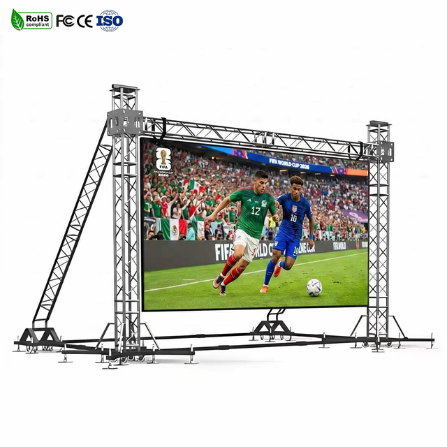 Professional Stage LED Screen for Broadcast 240Hz High Refresh Rate 8K Resolution Sunlight Readable Camera-Friendly Video Wall