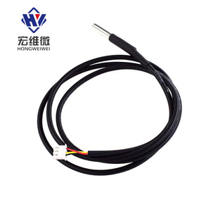 หัวต่อไมโครอัตโนมัติ Hongwei แบบ 2 3 4 5 ขา ตัวผู้ ตัวเมีย กันน้ำ IP68 สีดำ พร้อมสาย - Product Image 4