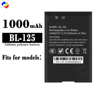 Batería de Repuesto Original de Fábrica de 1000mAh BL-125 para Teléfono Móvil <span class=keywords><strong>IMobile</strong></span> - Product Image 2