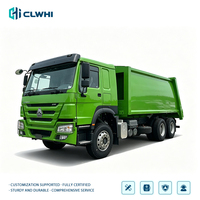 Nouveau camion à ordures compacteur arrière Howo 6x4 12M³ 340HP Euro 6, camion à ordures de grande taille, compacteur de déchets Howo