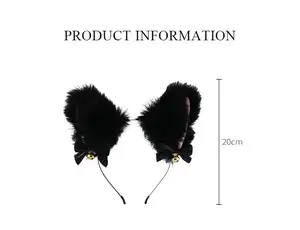 New Arrival Cat Fox Ear Hair Accessories Animal Ear Headband For Cosplay Party