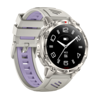 Montre connectée ronde 2026 HT53 avec écran 1,46'', GPS, boussole, altimètre, appels Bluetooth, lampe de poche, étanche 30M, pour homme, idéale pour l'extérieur