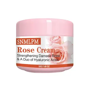 SNMLPM玫瑰霜添加透明质酸保湿增亮修复1.69盎司