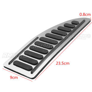 Repose-pieds antidérapant sans perçage pour voiture, coussinet en aluminium, couvre-pédale adhésif pour Ford Series /Focus /Fiesta Mondeo S -Max - Product Image 6