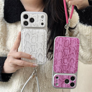 <span class=keywords><strong>Coque</strong></span> de protection en cuir motif peau de serpent Ins Advanced, compatible avec <span class=keywords><strong>iPhone</strong></span> 17 Pro Max, 16, 15 Pro - Product Image 1