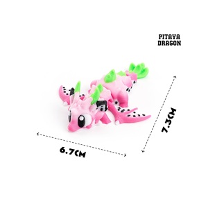Œuf de dragon et ensemble de fruits en PLA imprimés en 3D - Figurine de jeu multicolore assemblée, ornement créatif et cadeau - Product Image 4