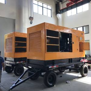 Groupe électrogène diesel refroidi par eau Ruizi RZ50GFSW 20 kW 400 A triphasé avec unité de soudage sur remorque mobile 230 V 400 V 50 Hz - Product Image 2