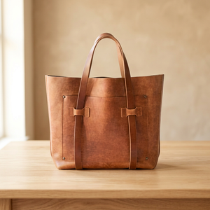 Bolsos de Mano Casuales de Cuero Genuino de Lujo para Mujer, Marca BS INTERNATIONAL, con Cierre, Impermeables, Ligeros y Duraderos - Product Image 4