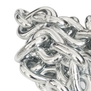 Galvanizado Black Alloy Steel Mining Round-<span class=keywords><strong>Link</strong></span> Chains para Overhead Lifting Transportation Estrutura soldada Função de transmissão - Product Image 3