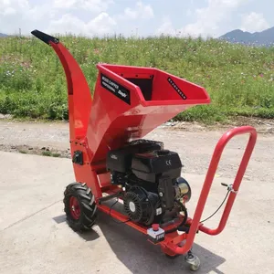 15hp branches shredder Gasoline four stroke straw shredder Orchard property construction branch shredder