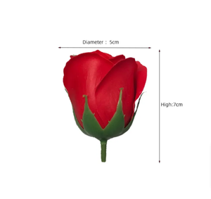 Rosas de Espuma de 7 CM al por Mayor de Fábrica, Hechas <span class=keywords><strong>a</strong></span> Mano, 50 Unidades/Caja, <span class=keywords><strong>Flores</strong></span> Artificiales de 3 Capas, Rosas Decorativas Económicas para el Hogar y Bodas - Product Image 6