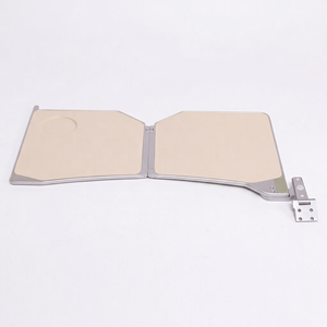 Huihong Xingdao Car Tray 29x32x4cm Folding Metal Seat Back <b>Table</b> For Cars <b>Trains</b> Airplanes - Product Image 1