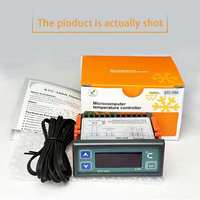 Termostato digital, controlador de temperatura de refrigeración y calefacción, con 2 ".