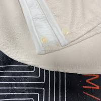 Vente en gros de serviettes à langer pour la plage Poncho de surf à capuche réglable à boutons pour le surf, la natation, le bain, grand ajustement pour hommes et femmes, 180cm
