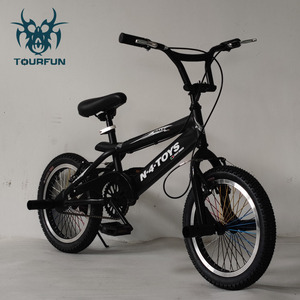 Vélo BMX N-4-Toys 16 pouces, cadre en alliage d'aluminium, cadre rigide, vélo de stunt pour enfants et débutants - Product Image 1