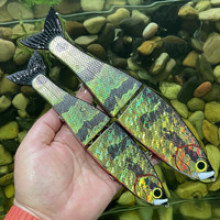 Leurre de pêche Stickbait articulé en deux segments à descente lente 200mm-76.5g 240mm-124g pour appât dur