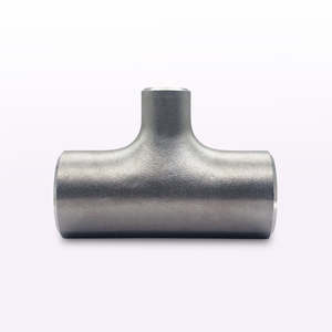 Tee en acier inoxydable 304/316, convergent/divergent, 1/<span class=keywords><strong>2</strong></span>\"-4\", plomberie industrielle, norme ASME B16.9, lisse, système de tuyauterie en une seule pièce - Product Image 6