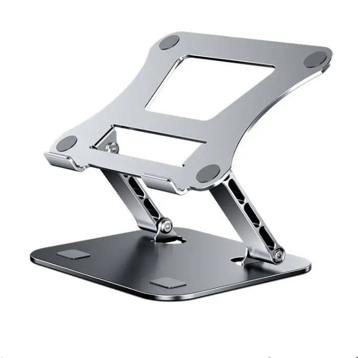 Dizüstü tutucu yüksekliği ayarlanabilir taşınabilir alüminyum masaüstü raf tablet monitör dizüstü danışma standı