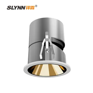 SLYNN ticari tavan lambası su geçirmez aşağı ışık Led yüzey parlama önleyici Gu10 COB Downlight