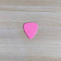 200 pièces de haute qualité couleur rose Derlin guitare médiators forme Standard blanc Delrin Plectre sans Logo 0.8mm