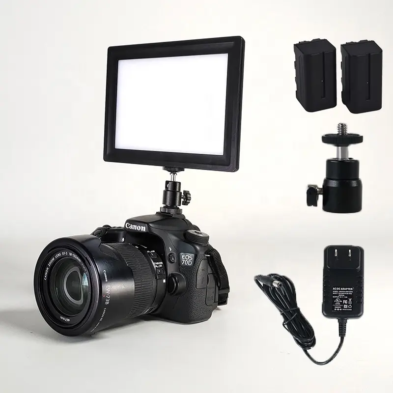 Wholesale Mini Portable Fashion Creative Led Video Light Photography Lighting Kit with lithium battery