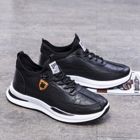 2023 chaussures en cuir fabricant usine en gros chaussures de Sport personnalisées Zapatillas Deportivas daim noir blanc hommes course décontractée