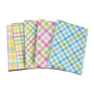 格子面料涤棉颤心布DIY装饰宠物服装窗帘礼品翘曲100x145cm厘米 - Product Image 2