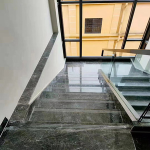 Grande dalle de marbre gris AI Mashi polie pour marches d'escalier, rebords de fenêtre, plateaux de table, mur de fond en pierre naturelle pour hôtels et KTV - Product Image 3