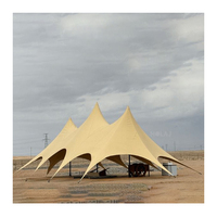 Tente extensible robuste imperméable et ignifuge pour événements extérieurs de grande envergure, idéale pour mariages, fêtes, salons professionnels et expositions (vente en gros)