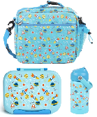 Scatola per il pranzo Bento GAS Cartoon Cute con borsa riutilizzabile a tenuta stagna per bambini, adatta al microonde e per la conservazione. - Product Image 4