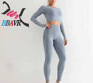 Conjuntos Deportivos de 2 Piezas para Mujer, Cintura Alta, Levanta Glúteos, Conjuntos de Yoga para Mujer, Ropa Deportiva para Mujer - Product Image 2