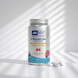Moisture-Proof Probiotic Powder <b>Container</b> Sealed Aluminum Jar for Daily Supplements Eco-friendly Supplement Packaging - Product Image 2