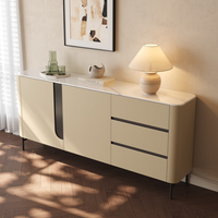 Buffet Minimaliste Moderne de Luxe Léger, Meuble de Rangement pour Salle à Manger, Meuble d'Entrée Mural, Tables Consoles pour Salon