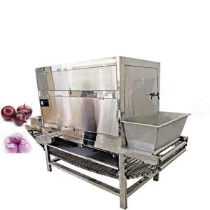 Haute efficacité 500 Kg/h chaîne oignon épluchage Machine ail élimination de la peau pour fruits et légumes - Product Image 4