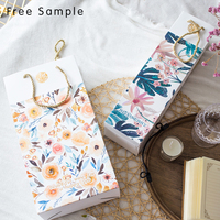Sac d'emballage cadeau de bouteille de vin personnalisé Lipack sac en papier pour champagne