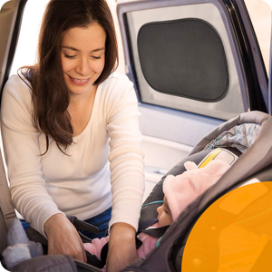 2 gói bé khối cửa sổ xe Shades UV <span class=keywords><strong>Sun</strong></span> Shade chặn chói lá chắn bên cửa sổ xe Màn hình BÁM dù để che nắng bảo vệ - Product Image 5