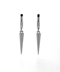 Wholesale <b>Fine</b> Jewelry 2024 18k Gold Plated 925 Sterling Silver Statement Spike <b>Hoop</b> <b>Earrings</b> - Product Image 5