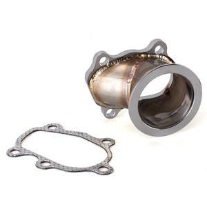 Turbocharger 2.5 Inch 63mm 5 <b>Bolt</b> <b>Flange</b> Adapter With Gasket For T25 T28 Universal Fit - Product Image 5