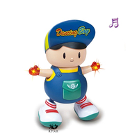 Longxi électrique garçons poupée nouveauté dessin animé rose filles poupées jouets lumineux jouet éducatif danse marionnette Robot pour enfants