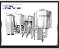 Équipement de brassage de bière 2000L avec pompe et PLC pour restaurant et brasserie