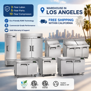 Refrigerador Comercial de 48 Pulgadas para Debajo del Mostrador, Congelador de Acero Inoxidable con Compresor de Montaje Trasero para Restaurante - Product Image 4