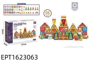 Jouets magnétiques en plastique EPT Noël 5,5 cm, ensemble de construction magnétique pour enfants, blocs de construction éducatifs STEM, tuiles, à partir de <span class=keywords><strong>3</strong></span> ans - Product Image 6