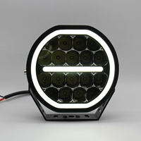 Phare de travail LED 7'' bicolore DRL 10-36 V, projecteur ECE R10 pour véhicules tout-terrain 4x4, camions et SUV