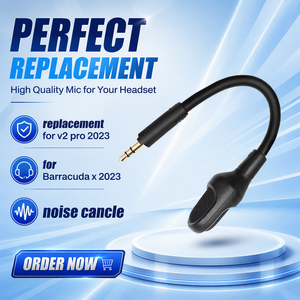 Ersatzmikrofon für Blackshark V2 Pro Barracuda X 2023 BT Version Gaming-Headset, winddicht, geräuschunterdrückend - Product Image 6