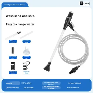 Yee Fábrica Atacado Personalizado Aquário Acessórios <span class=keywords><strong>Water</strong></span> Changer Fish tank Ferramenta de Limpeza Manual Cascalho <span class=keywords><strong>Cleaner</strong></span> Sifão Bomba De Vácuo - Product Image 2
