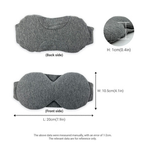 <span class=keywords><strong>Masque</strong></span> <span class=keywords><strong>de</strong></span> sommeil en <span class=keywords><strong>coton</strong></span> <span class=keywords><strong>de</strong></span> qualité avec sangle élastique Couverture <span class=keywords><strong>de</strong></span> <span class=keywords><strong>nuit</strong></span> occultante douce et confortable pour la maison et les voyages en avion - Product Image 5