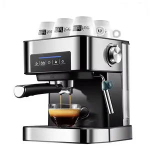 XEOLEO浓缩咖啡1.6升咖啡机20巴浓缩咖啡机850瓦咖啡机商用/家用咖啡机浓缩咖啡机