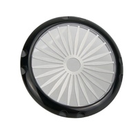 Boîtier de montre élégant en acier inoxydable 316L, étanche 10 ATM, fin, 33 mm, avec fond à rayures radiales style soleil, verre saphir 007