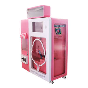 Distributeur automatique de bonbons à monnayeur, machine à barbe à papa pour fête foraine, équipement de vente pour parc d'attractions - Product Image 6